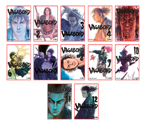 Combo Vagabond 1 A 12 - Manga - Ivrea