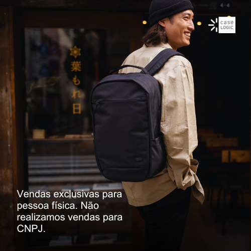 Mochila Case Logic Notion P/ Laptop 17.3 Preta notibp117