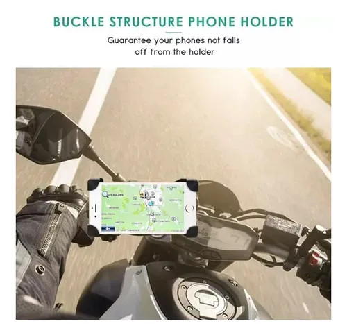 Soporte De Celular Moto Telefono 360 Retrovisor Universal