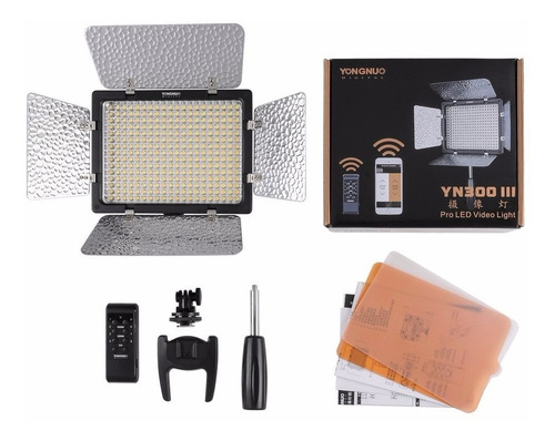 Lampara Yn300 Led Version 3 Bicolor Con Bateria Y Cargador