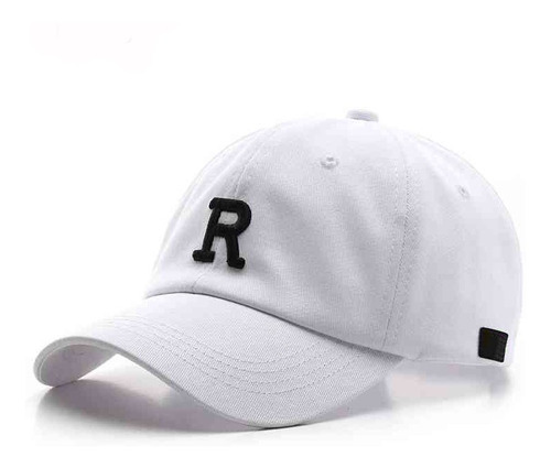 Gorras De Béisbol Con Bordado De Letra R Para Mujer Y Hombre