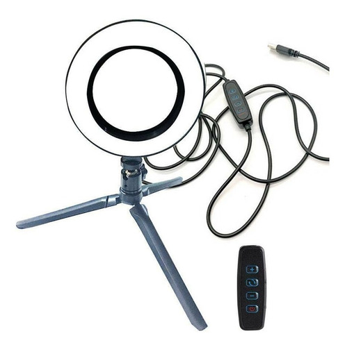Aro De Luz Led Teléfono Selfie Cámara Estudio Video