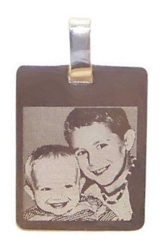 Foto Medalla Plata 925 Personalizada 15x21mm Escrit