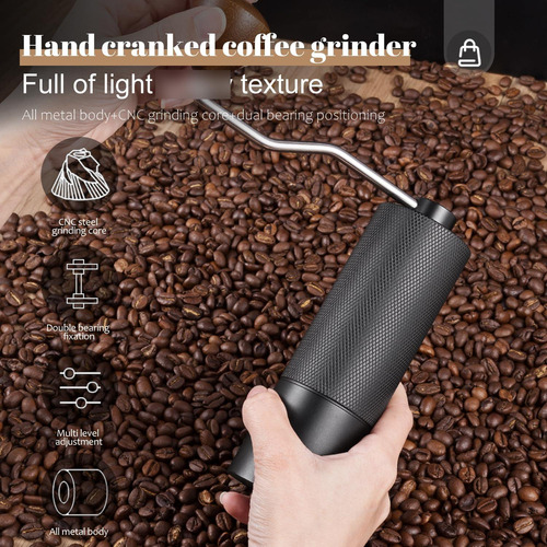 Molino De Café Manual 25 Gramos Acero Inoxidable Mango Mader