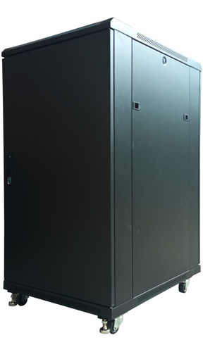 Imagen 1 de 8 de Rack Gabinete De Piso 22u Con Ruedas Y Llave Linkbasic