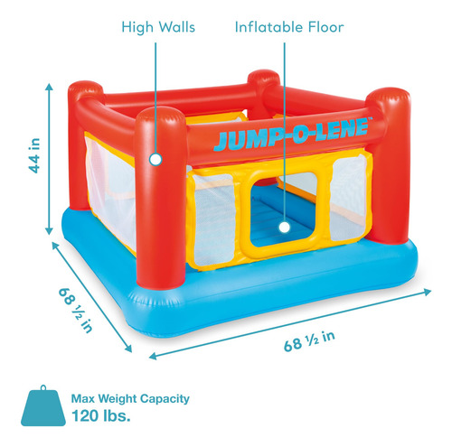 Trampolín Inflable Jump-o-lene Bounce Castle Para Niños