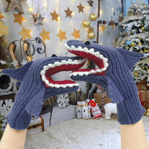 Guantes De Tiburón, Guantes De Invierno, Puños Elásticos,