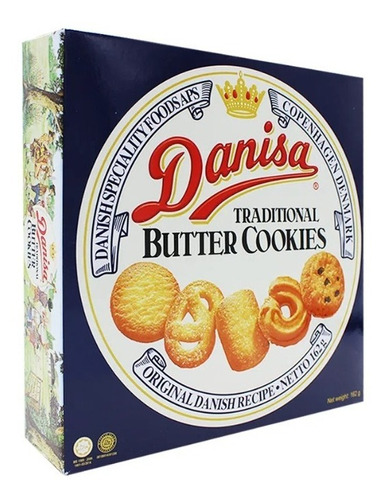 Biscoito Amanteigado Danisa Tradicional Butter Cookies 162g