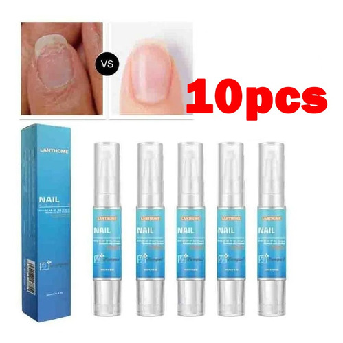 Nail Cure Antimicótico Fungicida Lápiz Reparador De Uñas 10