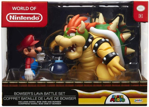 Coleccionables Nintendo Super Mario Mario Vs Bowser Escena