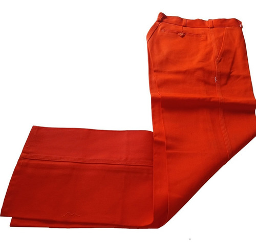 Imagen 4 de 10 de Pantalón De Trabajo Naranja Marca Pampero Cod 11218001m