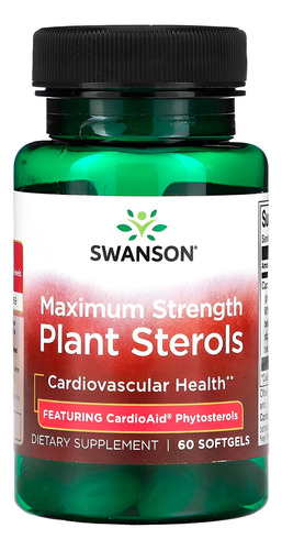 Plant Sterols Swanson 60 cápsulas blandas sin sabor