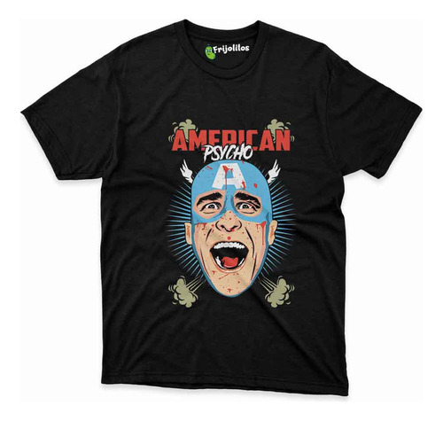 Playera American Psycho Version Capitan America