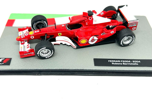 Colección F1 Fórmula 1 Ferrari F2004 Salvat #38 Barrichello