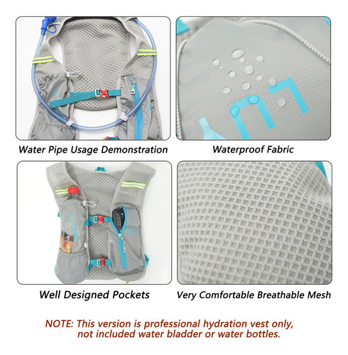 Bx Mochila Hydion Vest Para Correr, Hacer Senderismo O