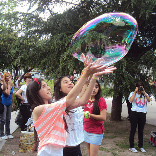 Kit Cumple Burbufiesta - Líquido Para Burbujas Y Burbujeros Azul