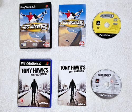 Playstation 2 Tony Hawks Underground & 3 *** Combo Original (Usado)