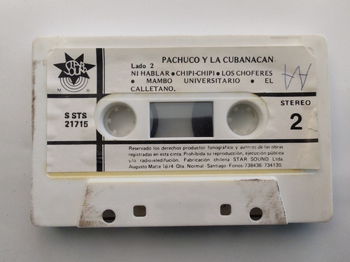 Cassette De Pachuco Y La Cubanacan Que Rico Es Hacer (#1159 (Usado)