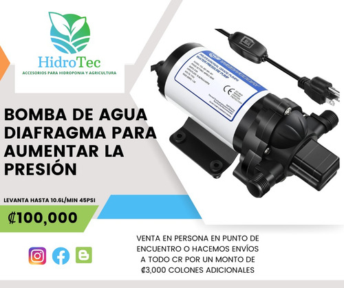 Bomba De Agua Diafragma Para Aumentar La Presion