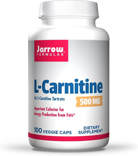  Jarrow Formulas | L-carnitine | 500mg | 100 Veg Capsulas