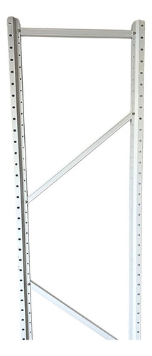 Mini Porta Pallet Branco 4 Níveis 1,80x2m Plano Em Aço