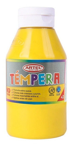 Frasco Tempera Artel 250ml - Todos Los Colores