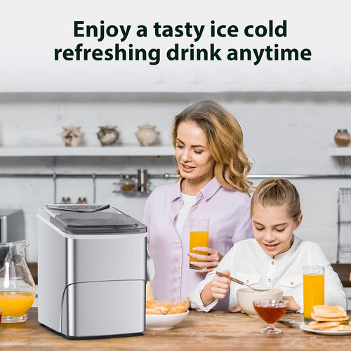 Encimera Para Hacer Hielo, Función De Autolimpieza, Máquina