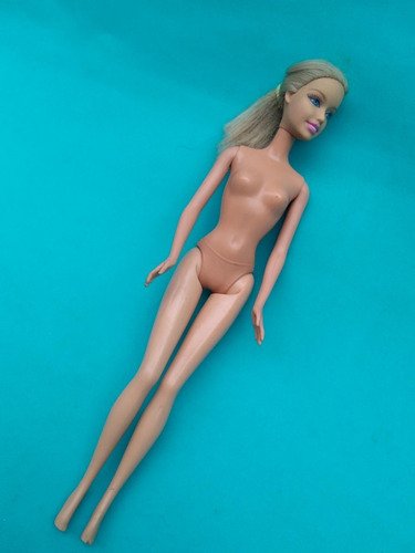 Toy Store: Vieja Muñeca Barbie Rubia Calata Delgad Xm7yt C10