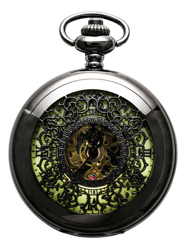Reloj De Bolsillo Mecánico Automático Clamshell Vintage