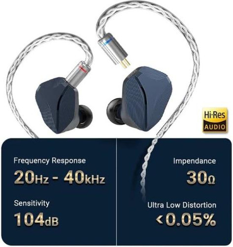 Linsoul Hidizs Mp145 Monitor Intrauditivo, Controlador Magné