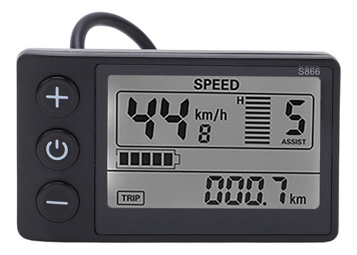 Display Lcd S866 Para Bicileta Electrica Scooter 24v 36v 48v