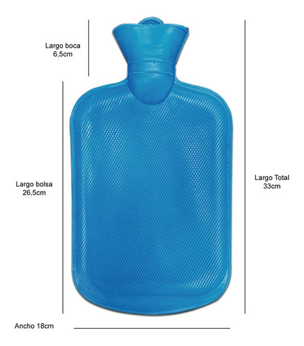 Imagen 2 de 10 de Bolsa De Agua Caliente Tapa A Rosca Colores Pettish Online