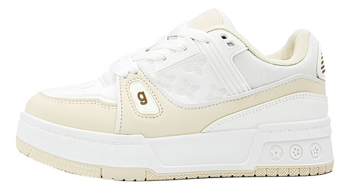 Zapatilla Mujer Blanco Beige Vestir Fiesta Magic Gummi