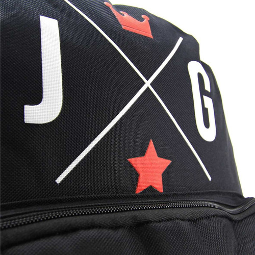 Imagem 6 de 7 de Mochila De Costas Up4you Xadrez Preta Luxcel Ms45696up