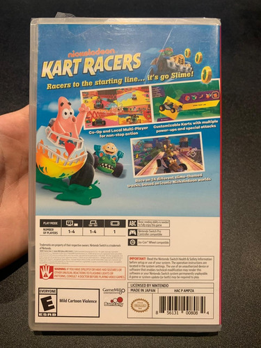 Nickelodeon Kart Racers Nintendo Switch Nuevo (Usado)