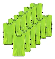 Comprar Pecheras Fútbol Fluo Pack 12 Unidades Talle Xl Entrenamiento