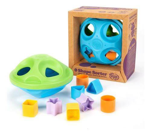 Clasificador De Formas Encaje Green Toys, Verde/azul / Pimpo