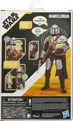 Star Wars Galactic Action The Mandalorian Grogu - Figuras D