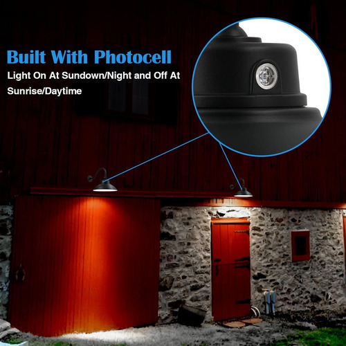 Luz Led Cuello Cisne Negra 36 Cm 5000 K X2