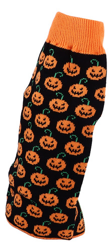 Suéter De Halloween Para Perro, Bonito Estampado De Calabaza