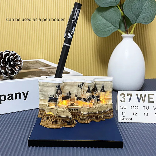 Bloc De Notas 3d Treehouse Calendar Castle