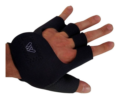 Imagem 1 de 3 de Luva De Neoprene Com Polegar Preta