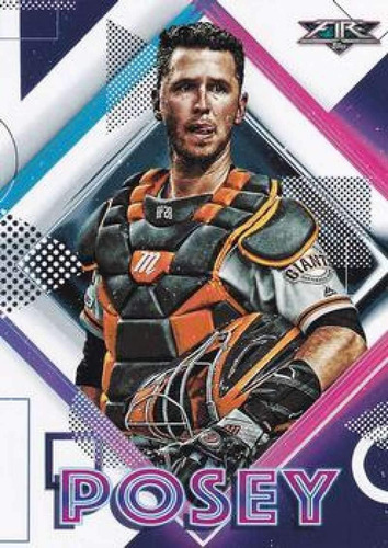 2020 Topps Fire Baseball 146 Buster Posey San Francisco Gian