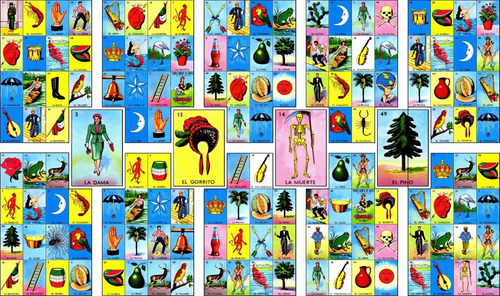 Cartas De Lotería Para Imprimir 10 Cartas Con 4 Comodines