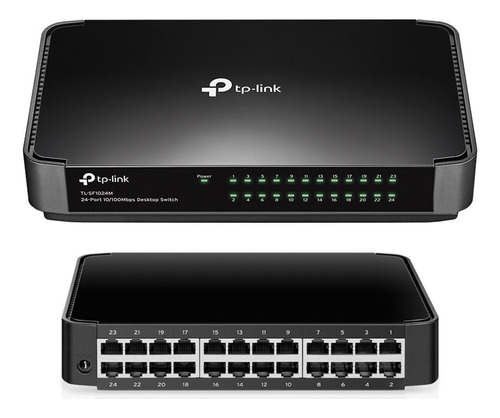 Switch De Red 24 Puertos 10/100 Tp-link Tl-sf1024m 24p