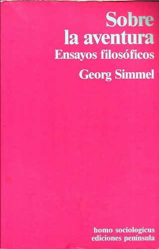 Sobre La Aventura - Georg Simmel