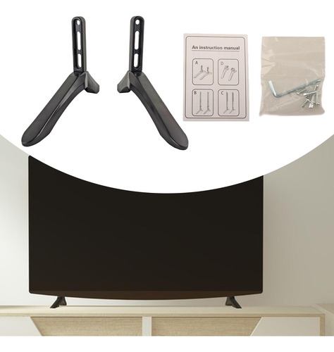 2 Piezas De Soporte De Mesa Para Tv, Base De Patas Para Tv,
