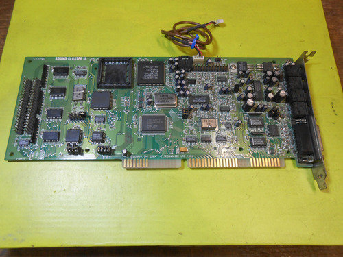 Placa De Sonido Isa Creative Sound Blaster 16 Ct2290 - Retro (Usado)