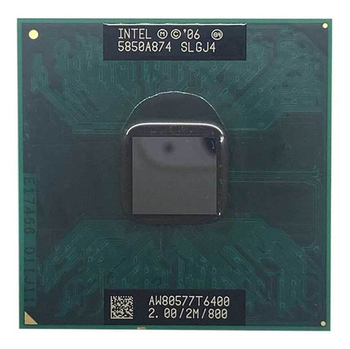 Procesador Intel Core 2 Duo T6400 2.00/2m/800