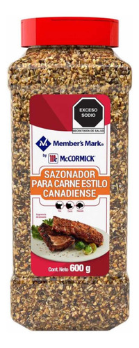 Sazonador Para Carne Estilo Canadiense Mccormick 600g